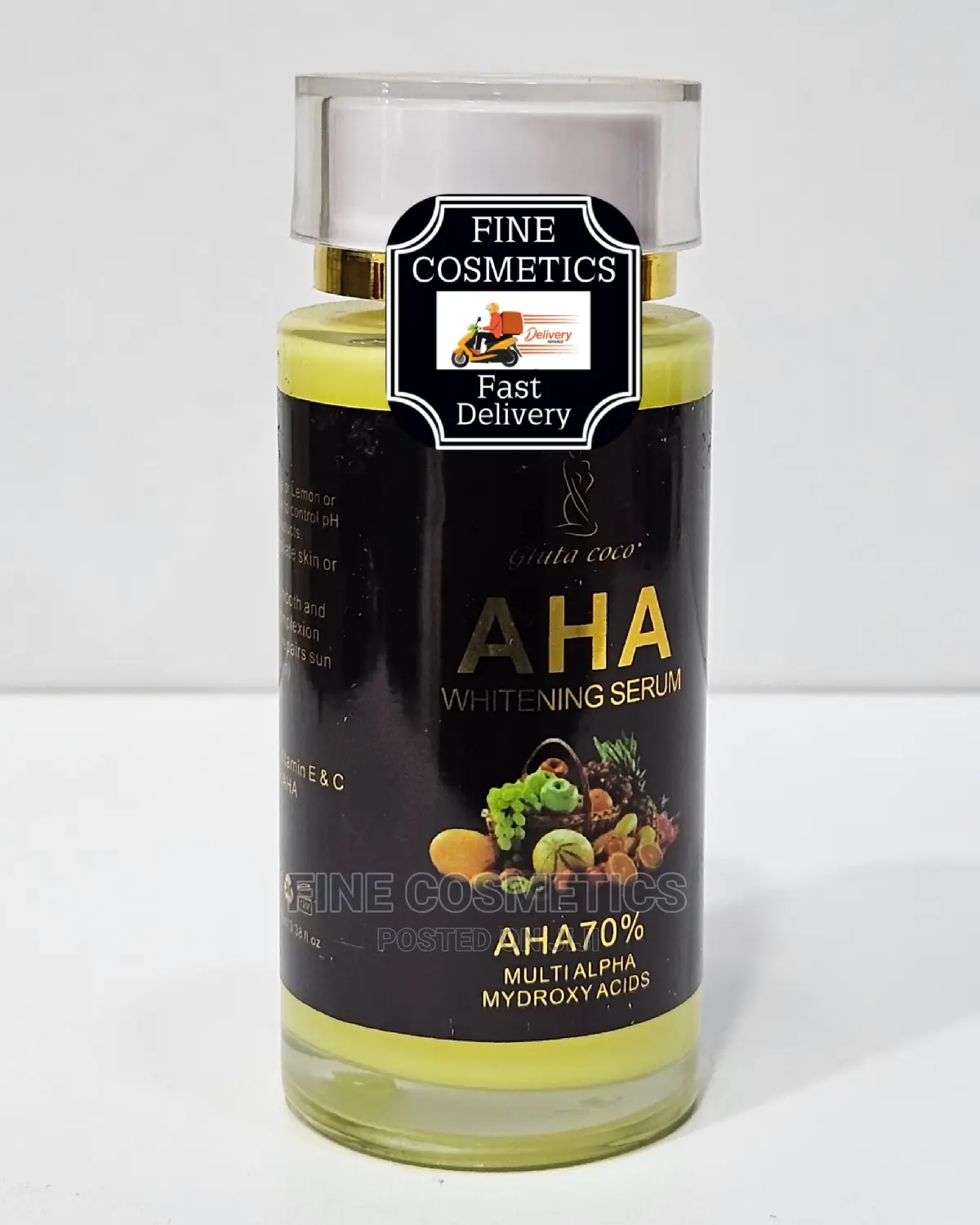 AHA SERUM Gluta Coco 70% AHA Mult Alpha Mydroxy Acid Serum