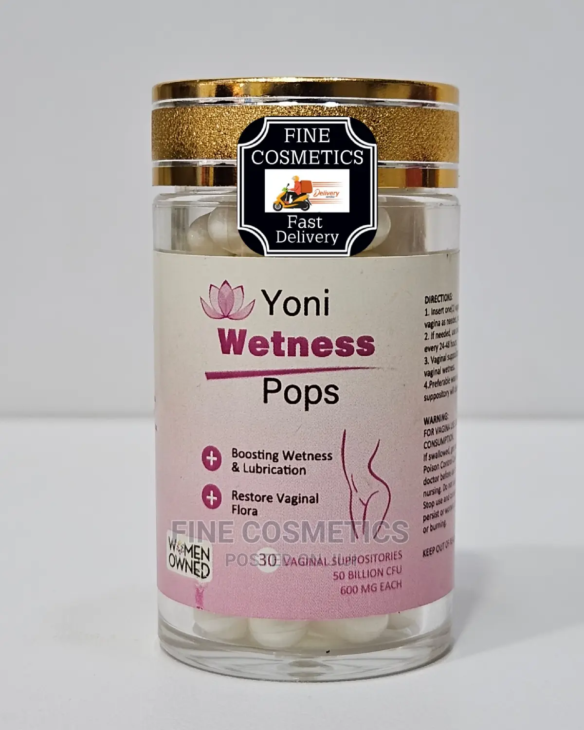 Yoni Pops Vaginal Wetness Make It Juicy Lubricant for Drynes