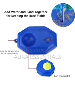Tennis Trainer Ball, Base Plate Elastic Cord Training Set