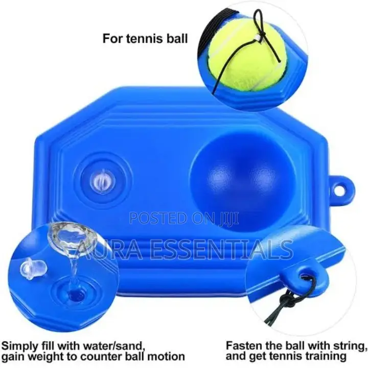 Tennis Trainer Ball, Base Plate Elastic Cord Training Set