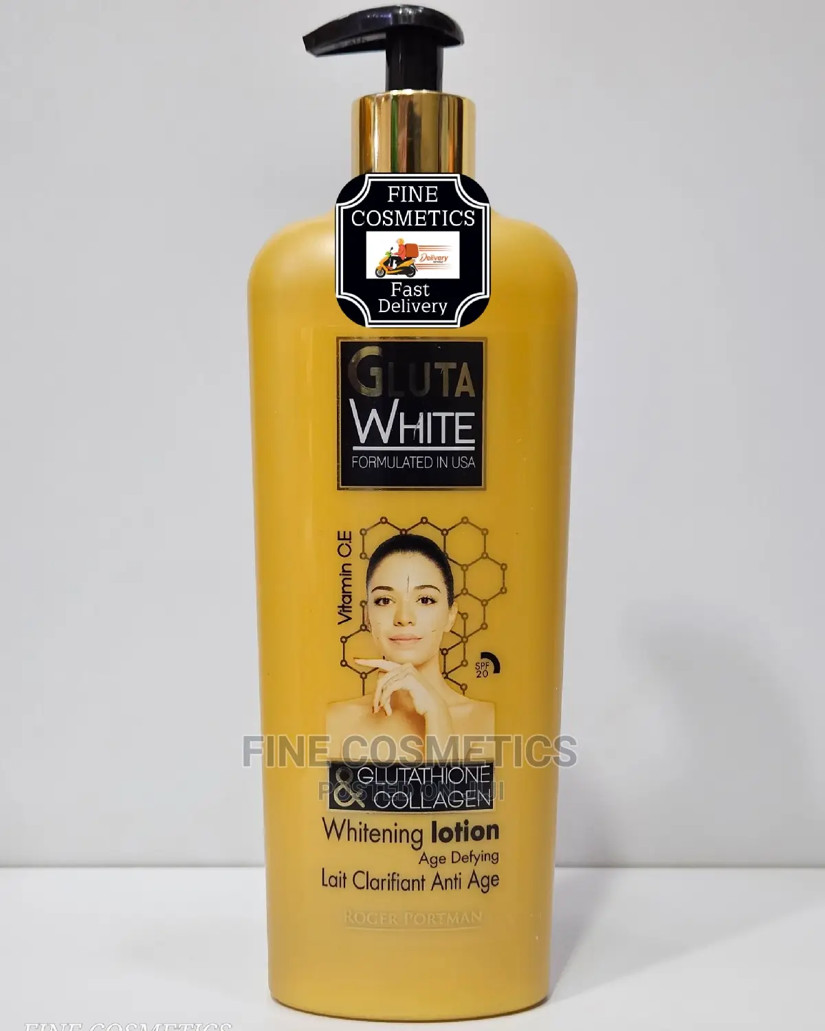 Gluta White USA Glutathione + Collagen Whitening Lotion Big