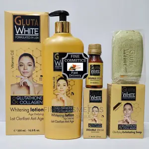 Photo - Gluta White USA Formular Set of Lotion Big 500g,Serum + Soap