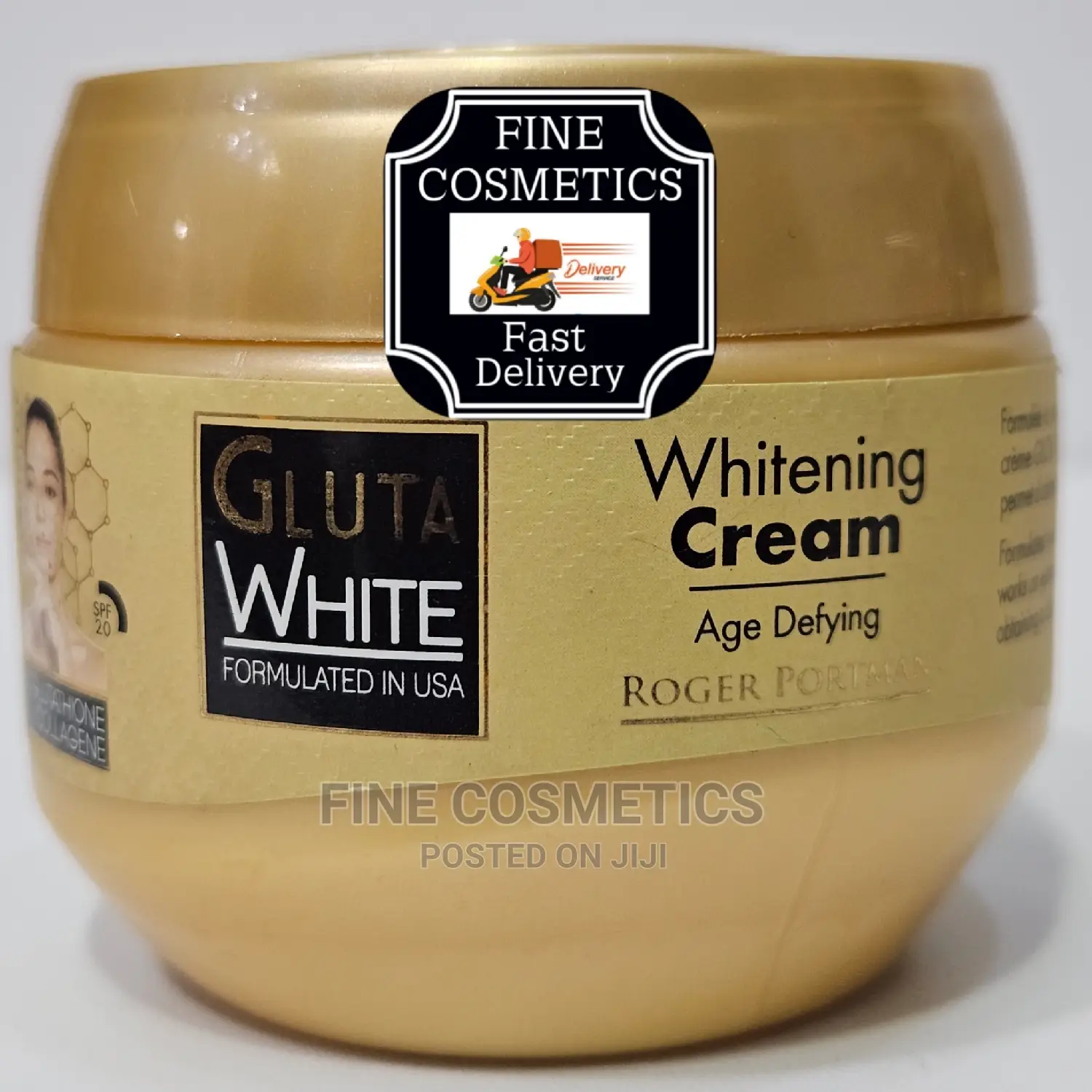 Gluta White USA Formular Set of Cream Big 300g, Serum Soap