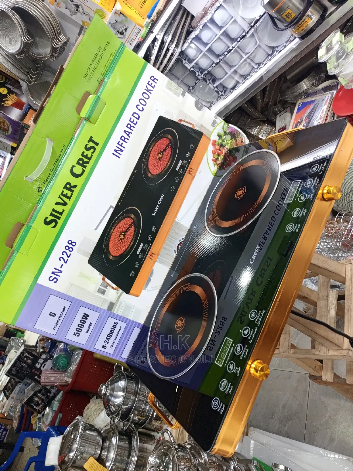 Double Infrared Cooker Silver Crest