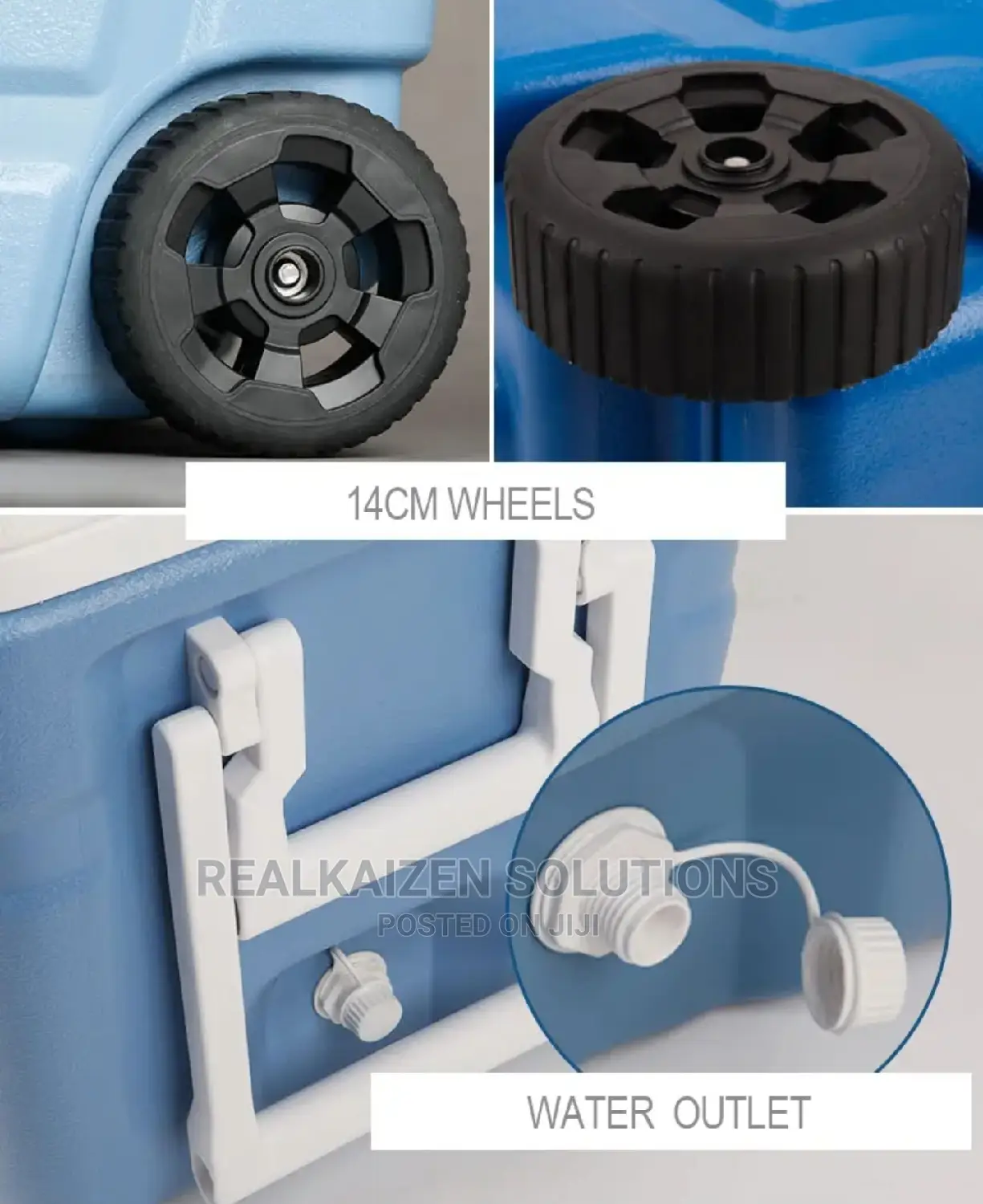 ECOOLER 120liters Quart Cooler Box With Wheels and Handle