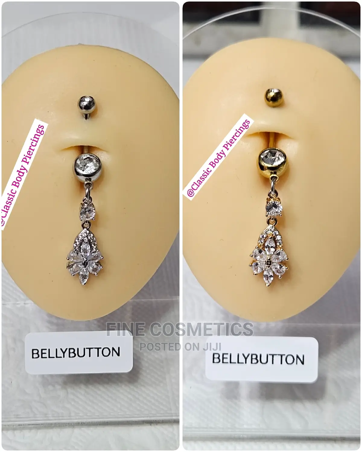 1PC Bellybutton Rings Long Dangle Surgical Steel Navel Rings