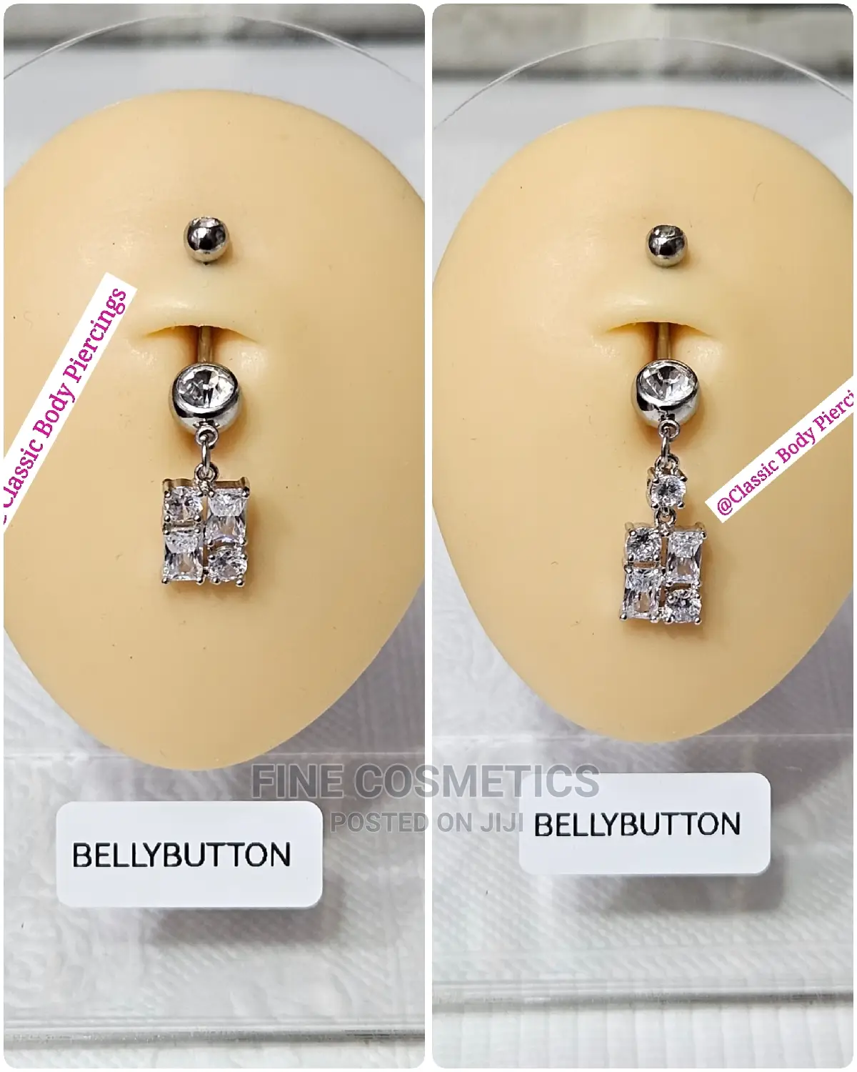 1PC Bellybutton Rings Long Dangle Surgical Steel Navel Rings
