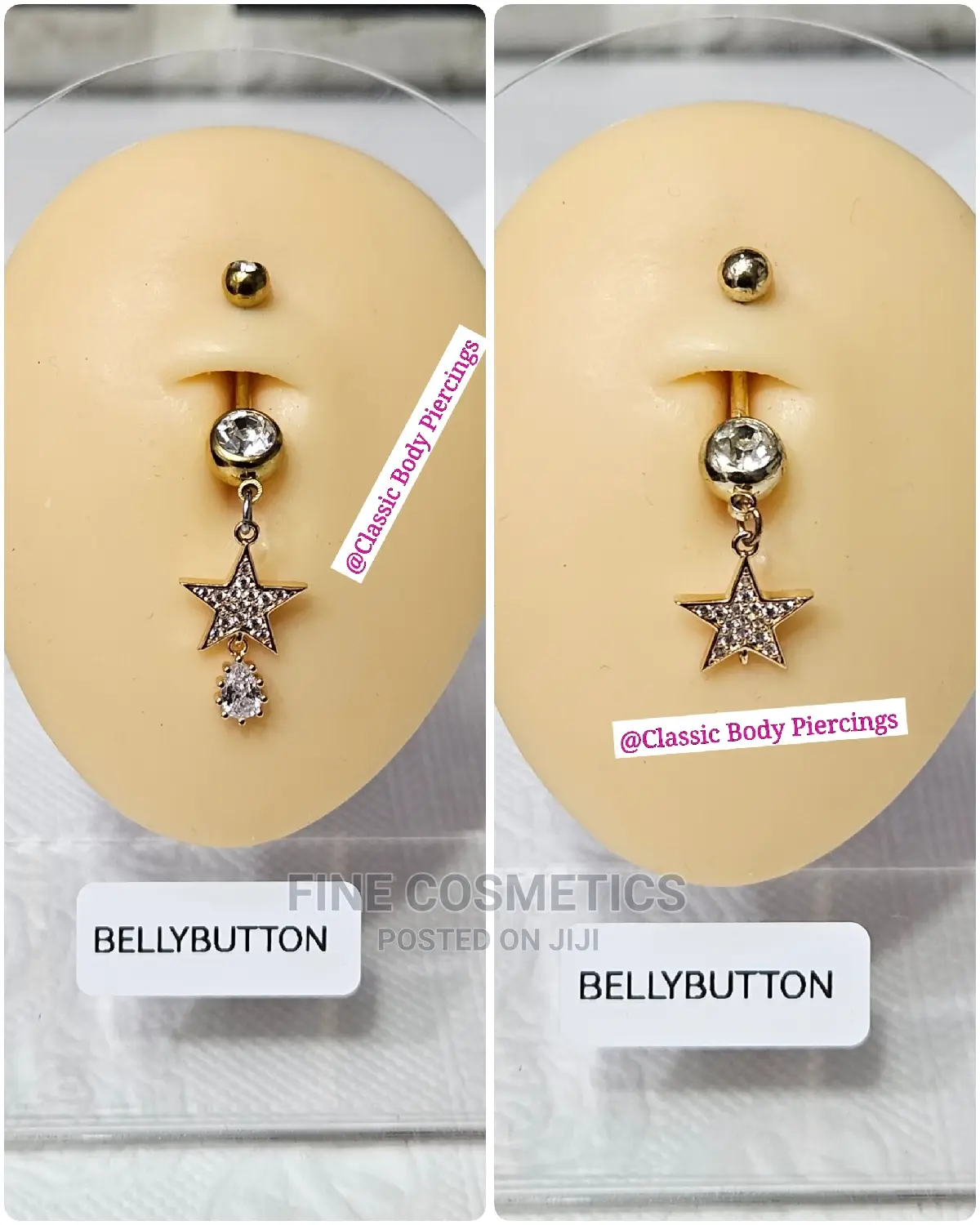 1PC Bellybutton Rings Long Dangle Surgical Steel Navel Rings