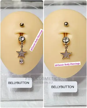 1PC Bellybutton Rings Long Dangle Surgical Steel Navel Rings