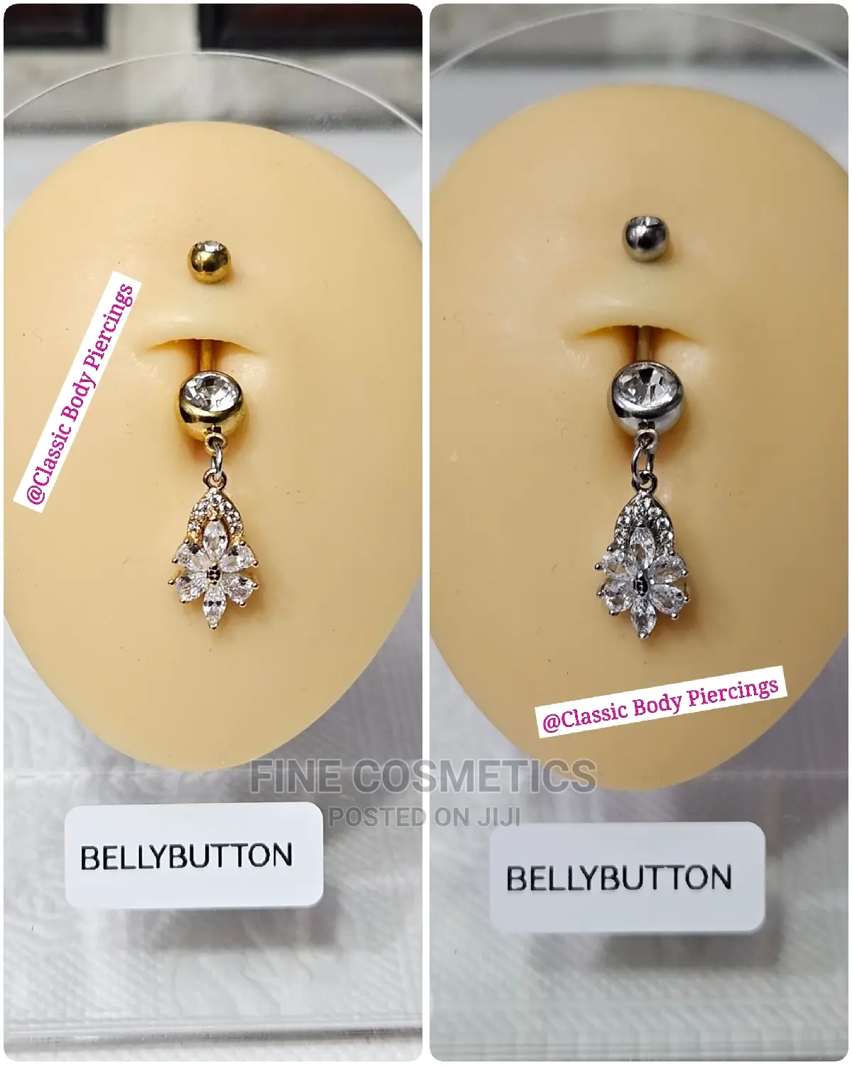 1PC Bellybutton Rings Long Dangle Surgical Steel Navel Rings