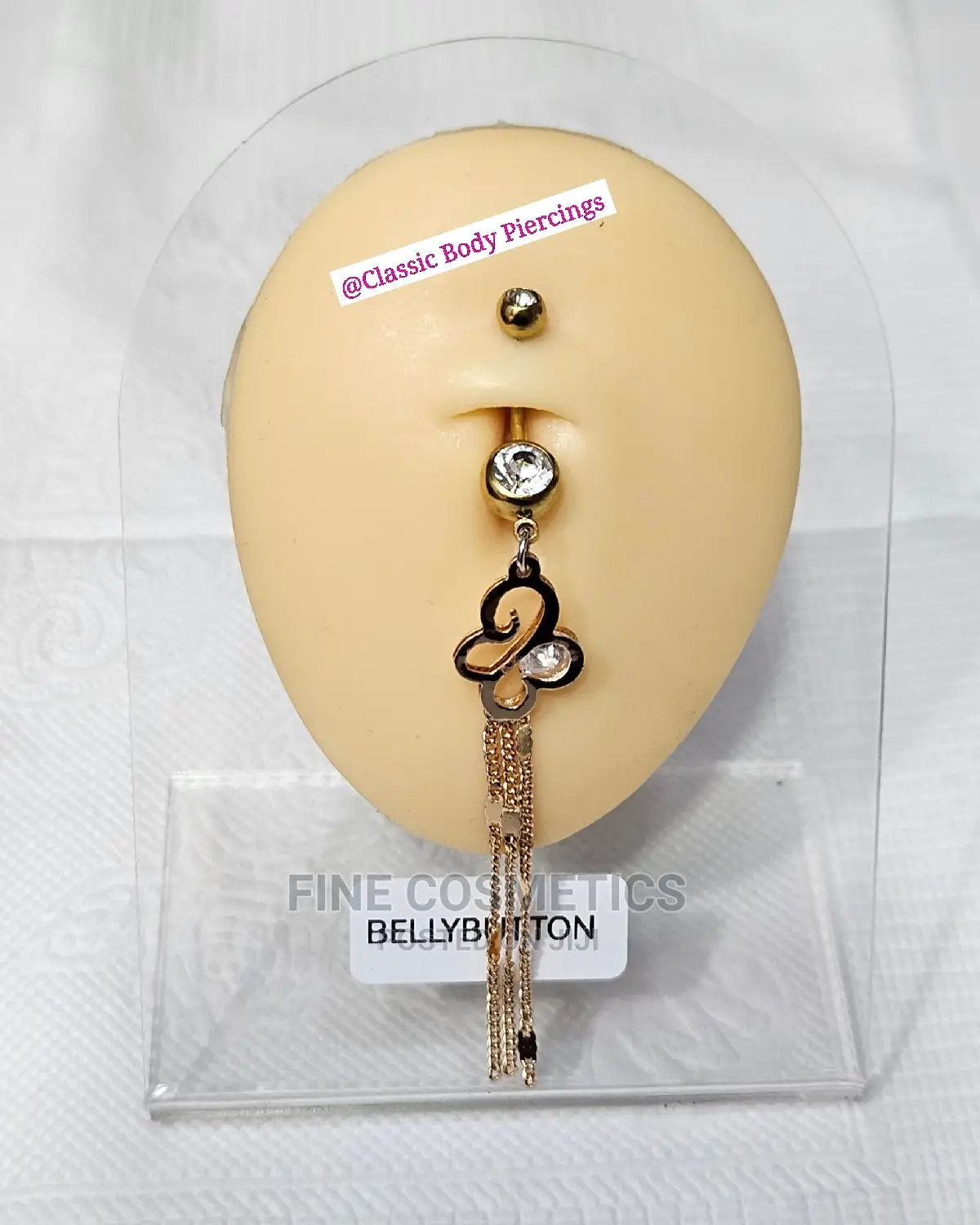 1PC Bellybutton Rings Long Dangle Surgical Steel Navel Rings