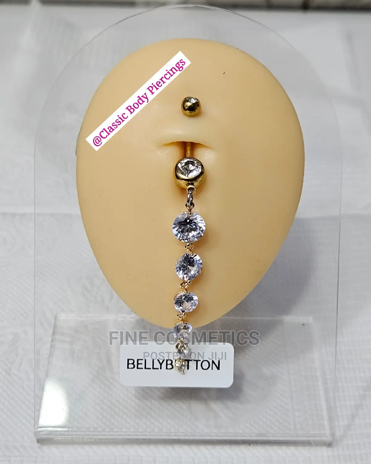 1PC Bellybutton Rings Long Dangle Surgical Steel Navel Rings