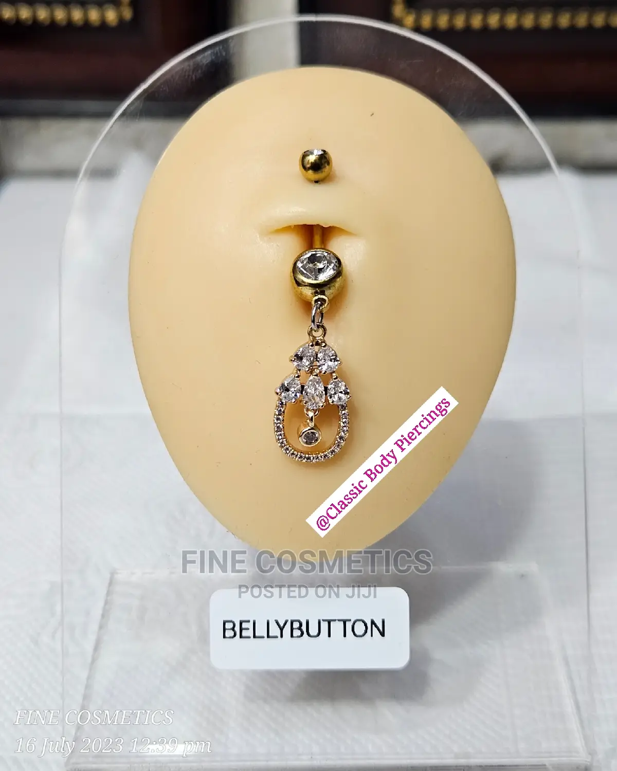 1PC Bellybutton Rings Long Dangle Surgical Steel Navel Rings