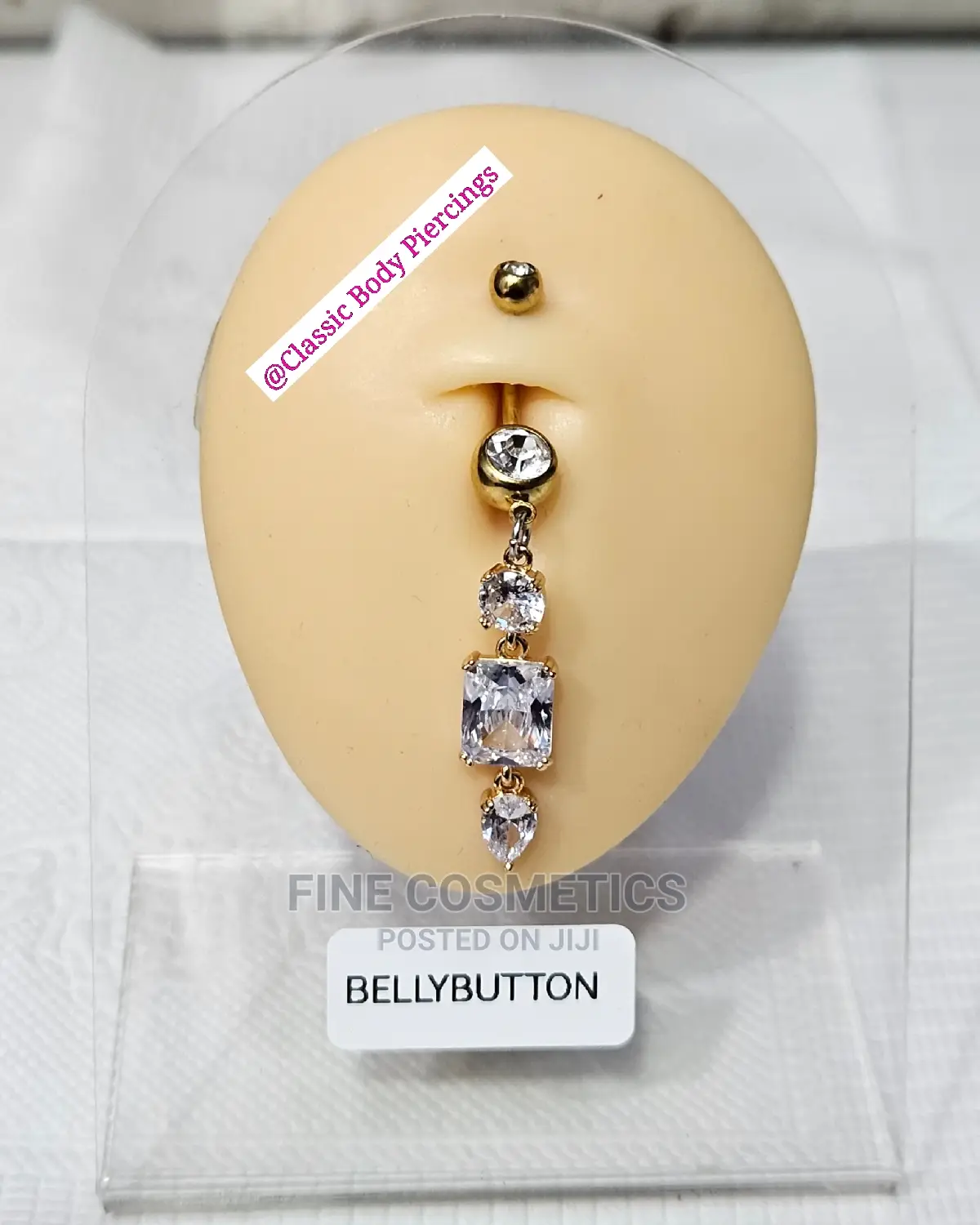 1PC Bellybutton Rings Long Dangle Surgical Steel Navel Rings