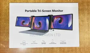 Portable Tri-Screen Monitor - Laptop Screen Extender