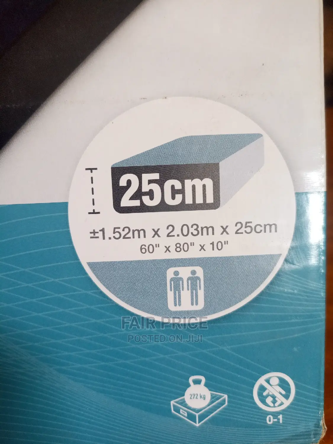 Classic Air Mattress 6*6 in 10 Inches