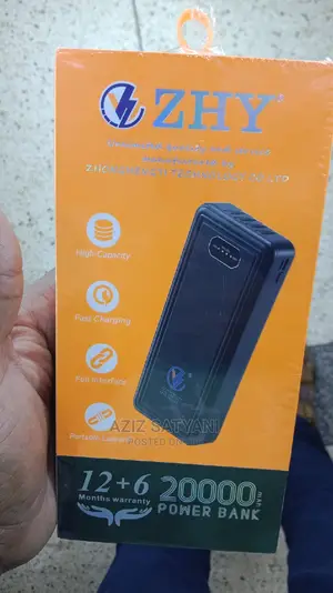 ZHY 20,000 Mah Digital Display Charging Power Bank