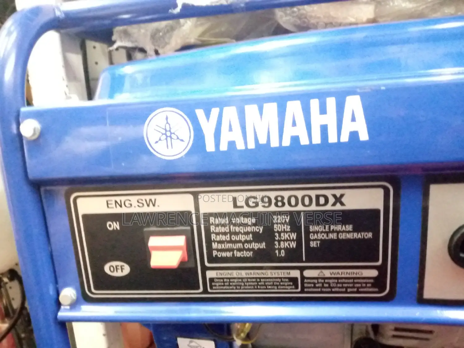 Yamaha Generator 3.8kw