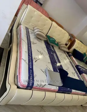 6*6 Bed and Spring Mattress