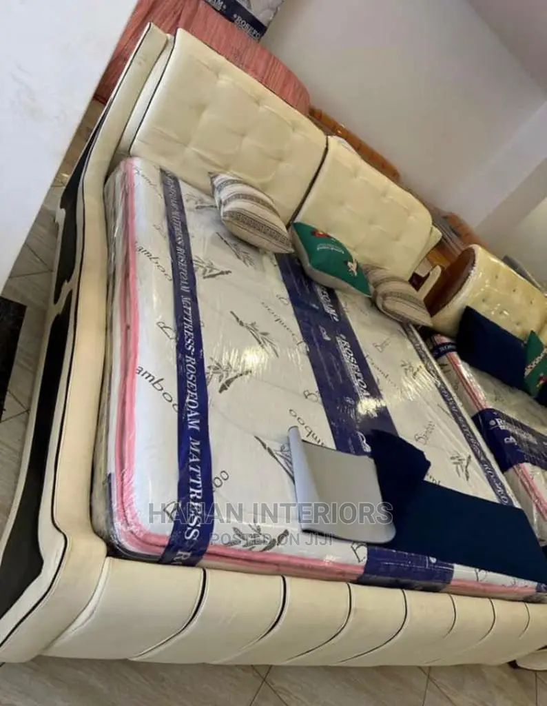 6*6 Bed and Spring Mattress