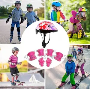Kids Protective Set, Helmet, Kneel Pads