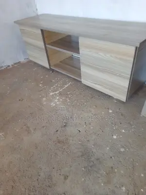 TV Stand in Silver Pine Wood