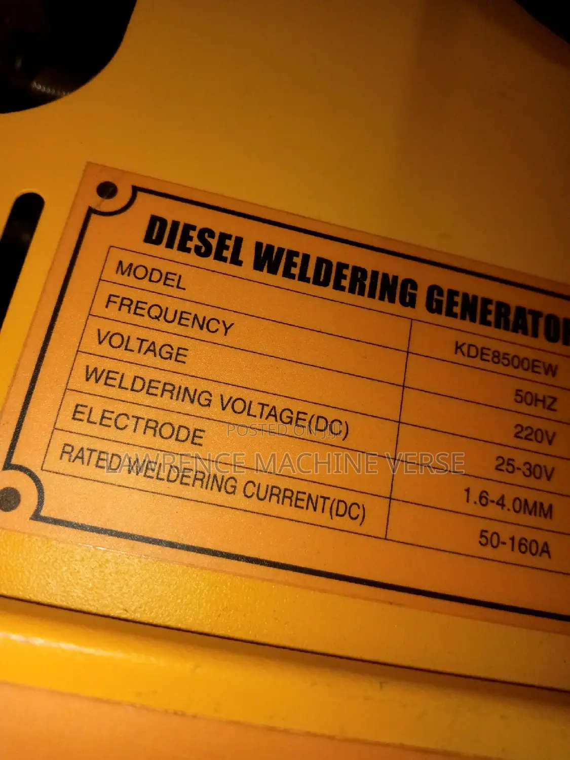 Welding Generator 7.0kv