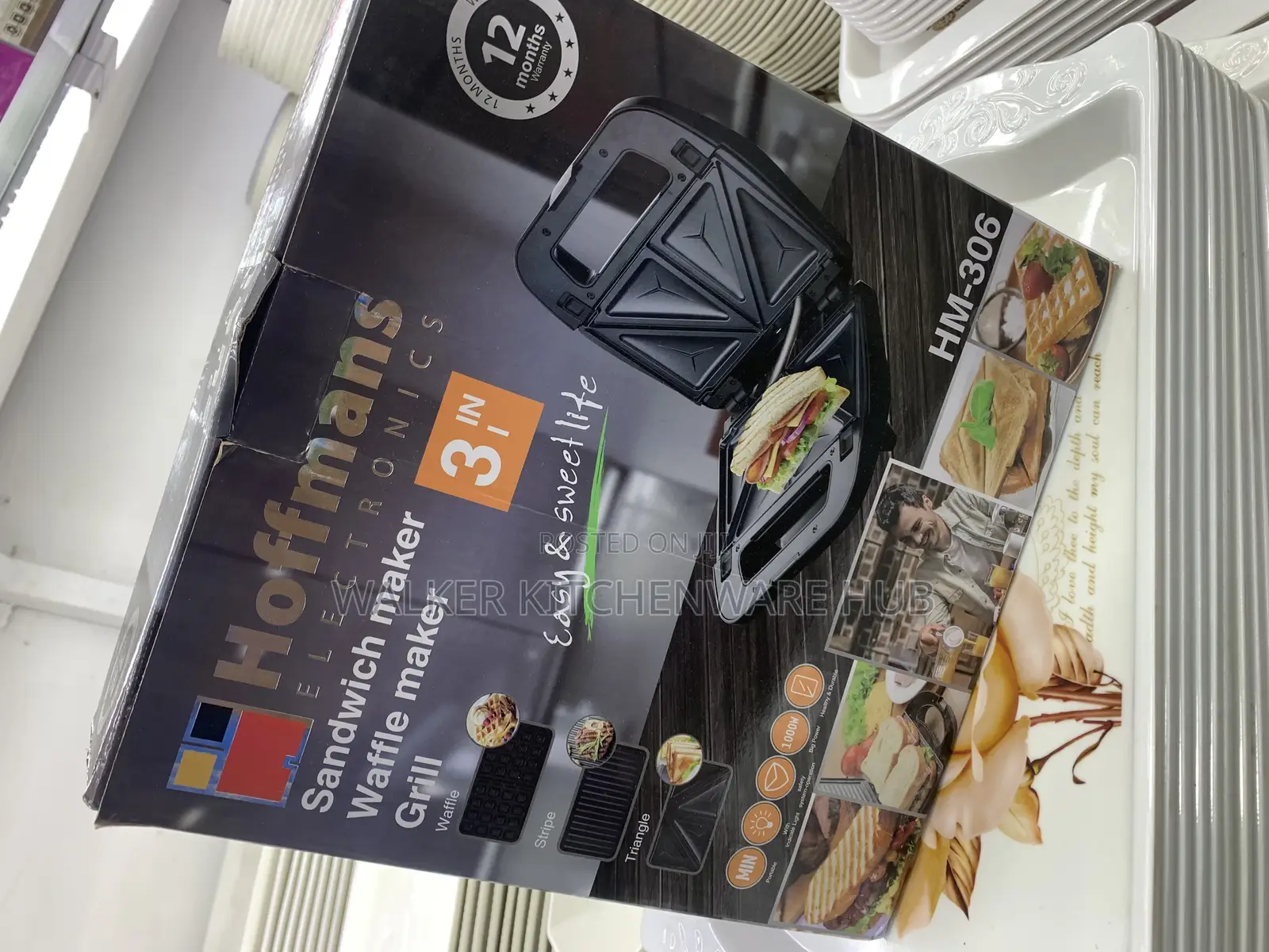 3 in 1 Sand Wich, Waffle Grill Maker