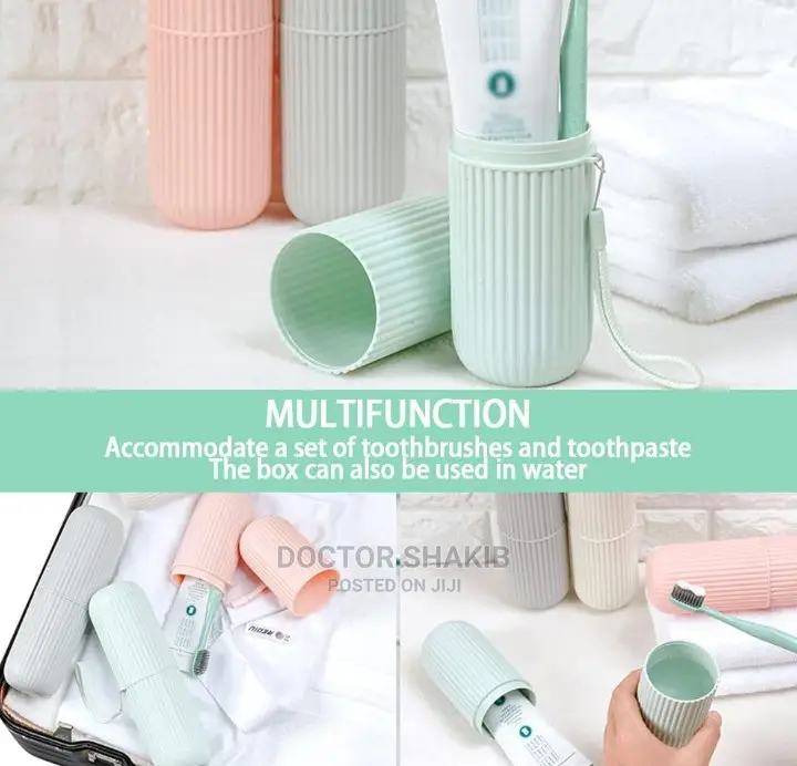 Travel Toothbrush and Toothpaste Holder
