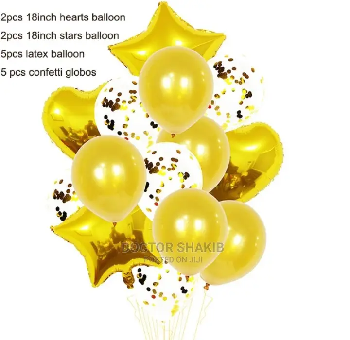14pcs Foil Balloons for Baby Showers, Birthdays, Etc