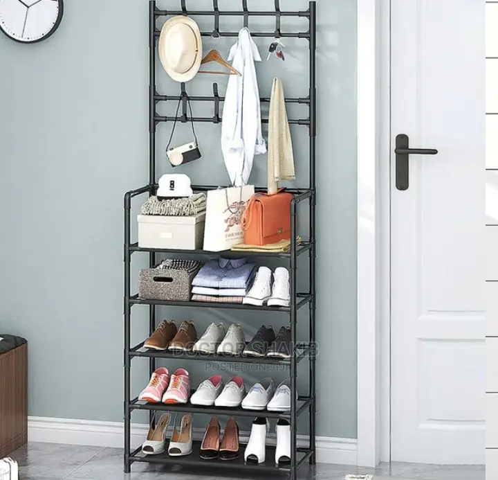 Metallic Shoe Rack