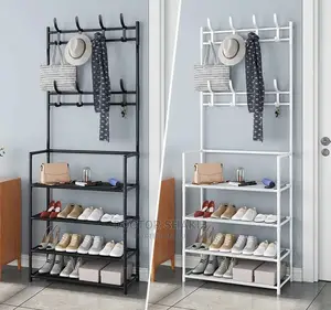 Metallic Shoe Rack
