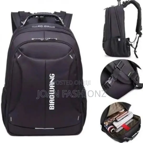 Multi-Pourpose Original Laptop and Backpack Bag -Black