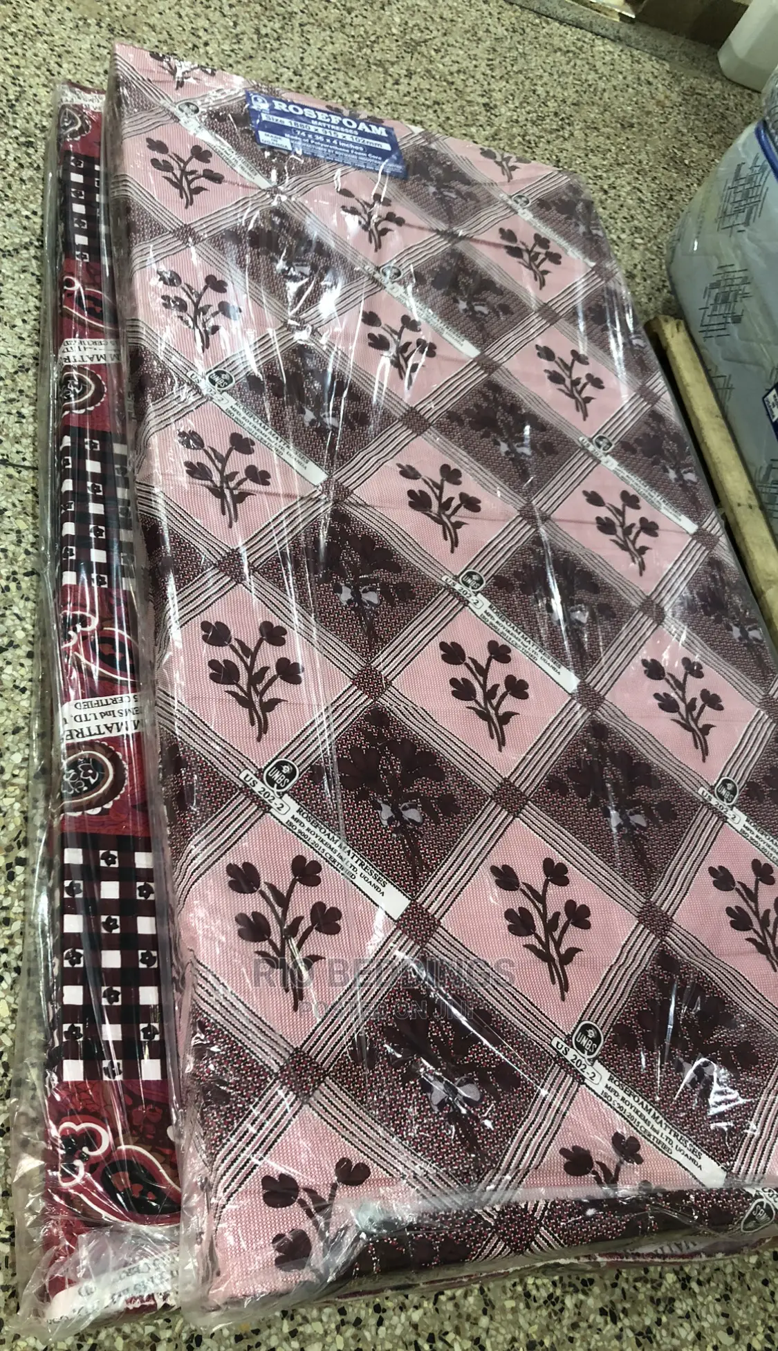 Baby Cot Rose Foam Mattress