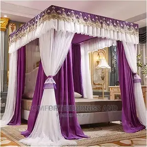 Five by Six Four Stand Mosquito Net Purple