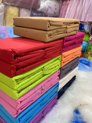 Six by Six Cotton Bedsheets Plain Colours