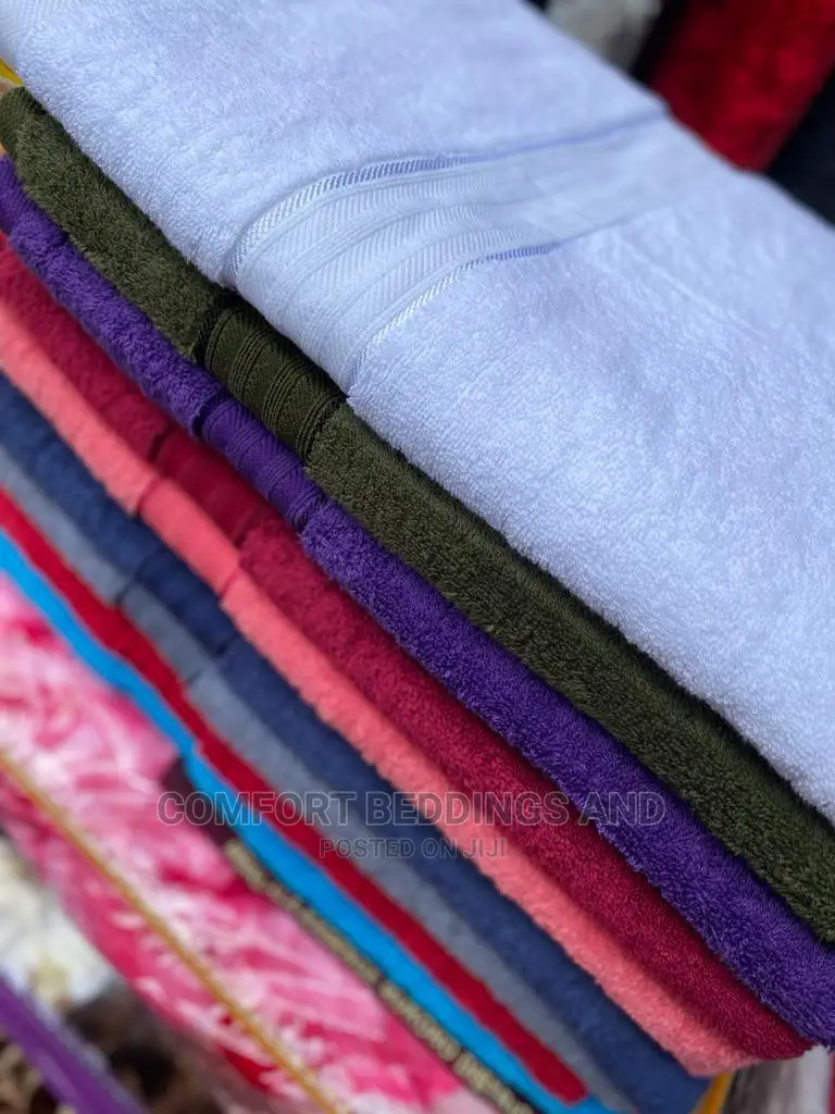Plain Coloured Cotton Towels
