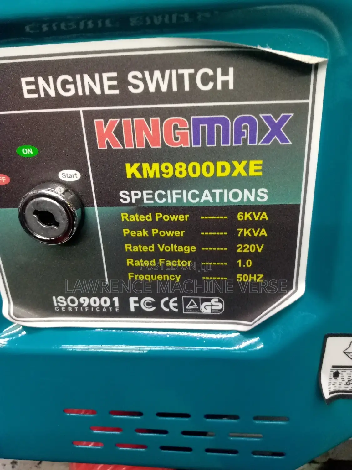 Kingmax Generator 7KV KM 9800