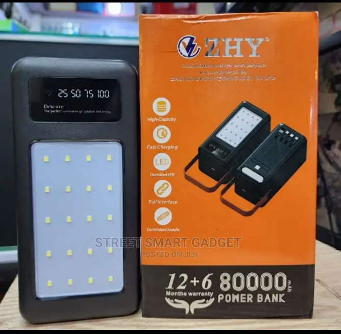 Zhy Power Bank 80000mah