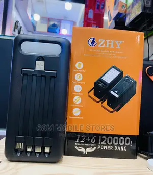 Zhy 120,000mah Heavy Duty Fast Charging Power Bank