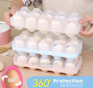 Refrigerator Eggs Storage Container With Lid Plastic