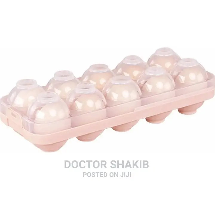 Refrigerator Eggs Storage Container With Lid Plastic