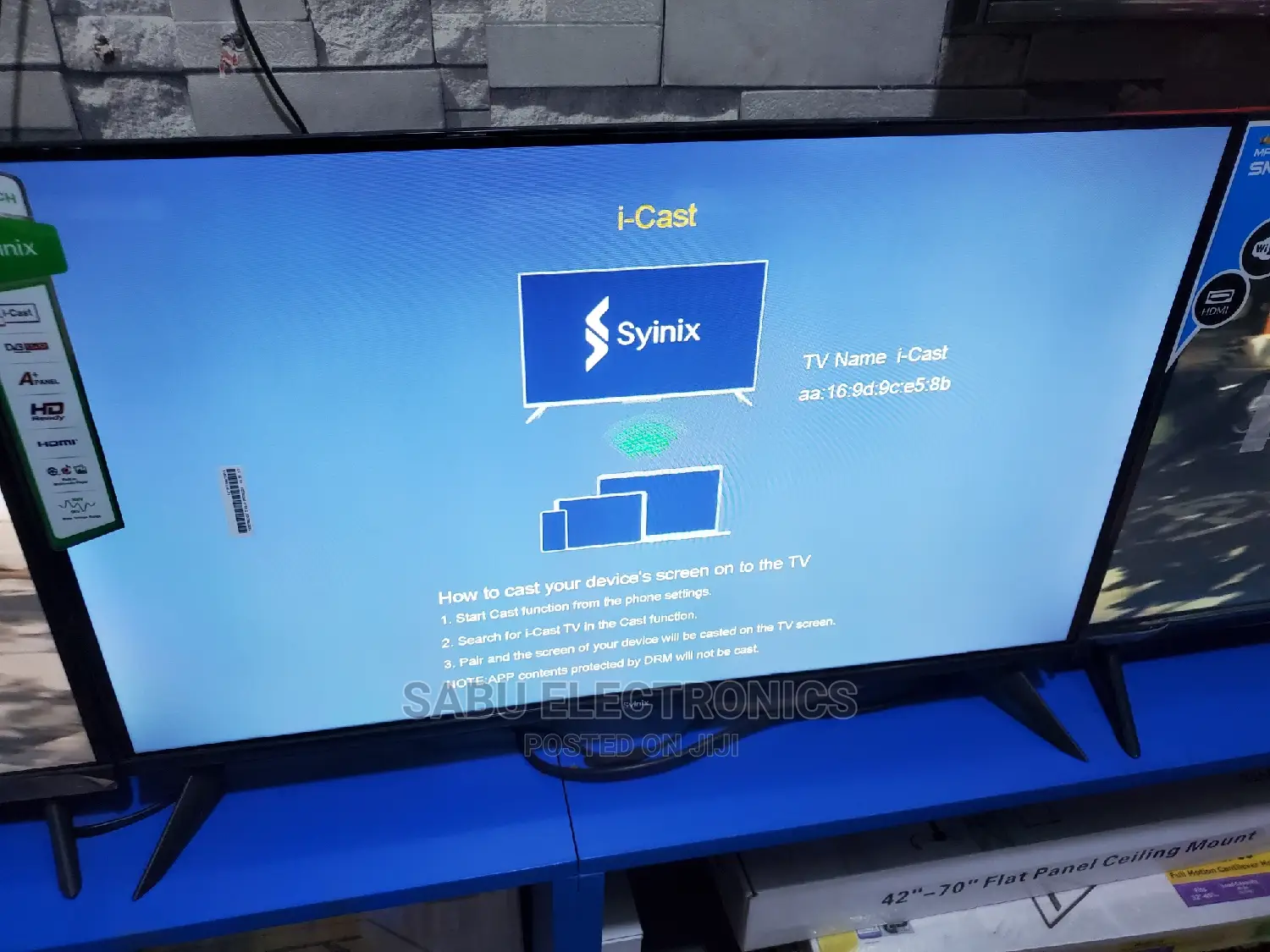 Mini Smart TV 32 Inch - Connection on Phone, Laptop, Tablet