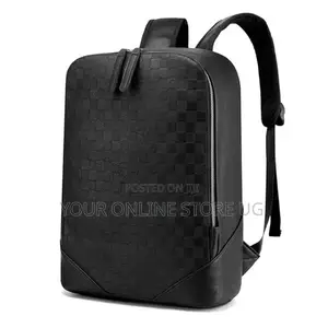 Fashion Luxury Pu Leather Business Backpack Men Bag
