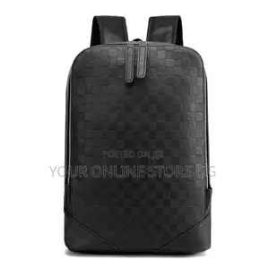 Fashion Luxury Pu Leather Business Backpack Men Bag
