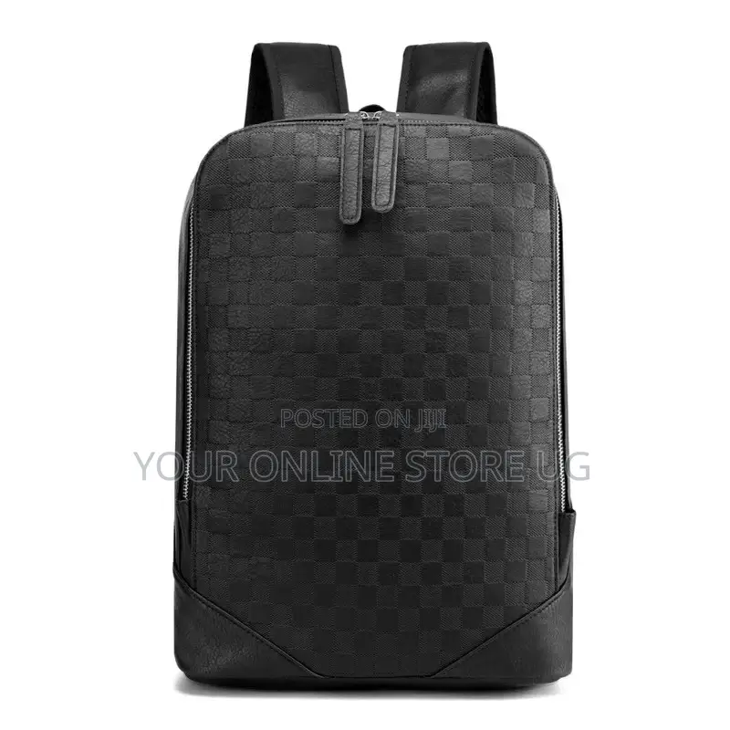 Fashion Luxury Pu Leather Business Backpack Men Bag
