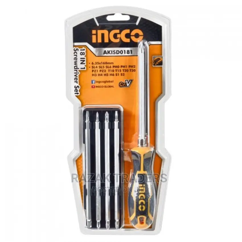 Ingco AKISD0181 18in1 Screwdriver Set