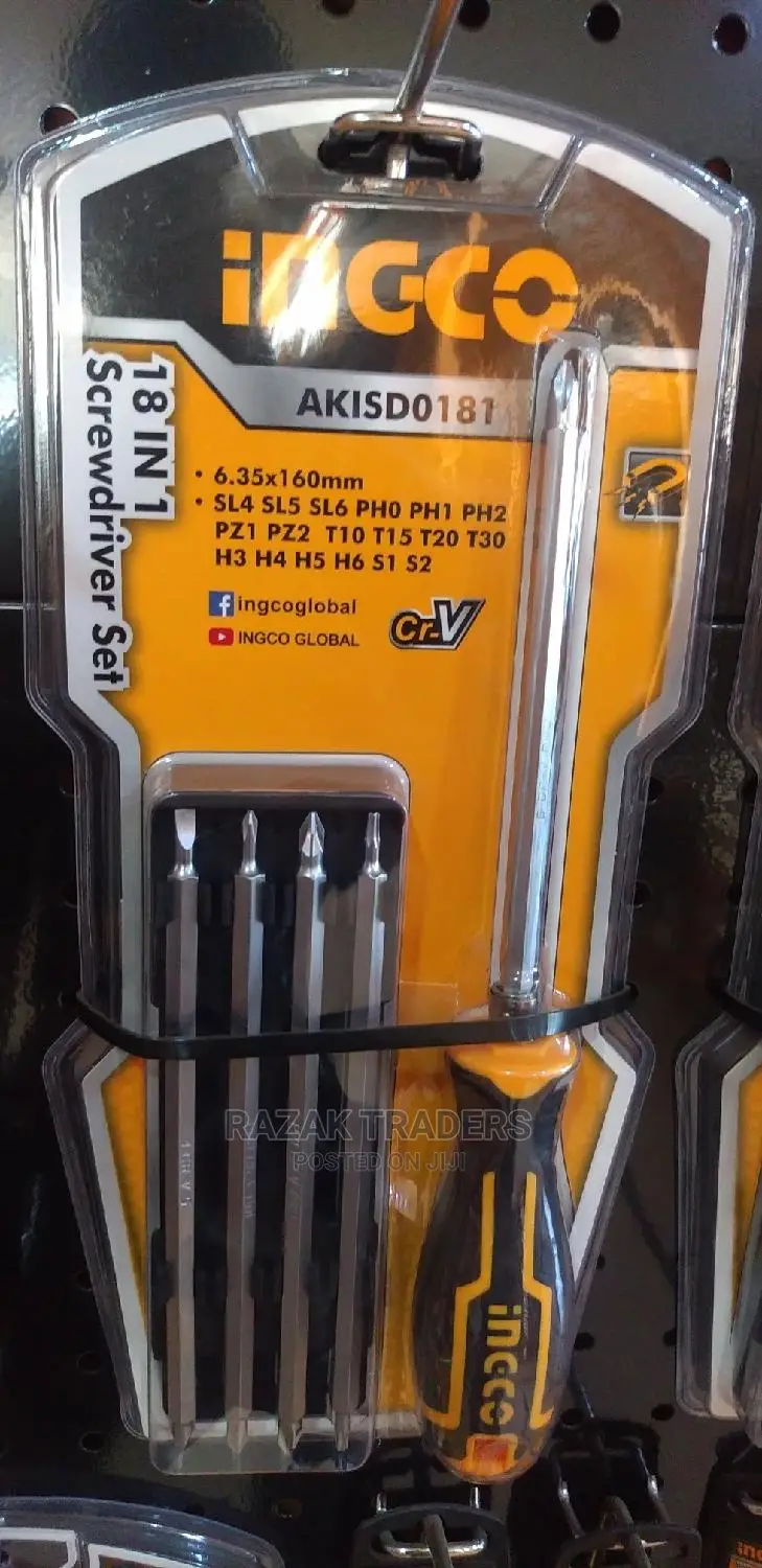 Ingco AKISD0181 18in1 Screwdriver Set
