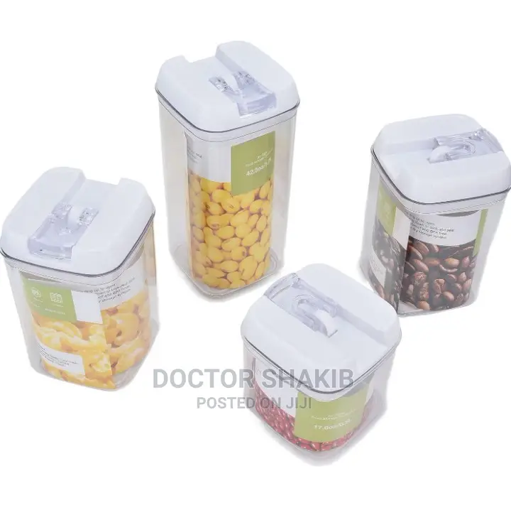4pcs Air Tight Food Storage Containers
