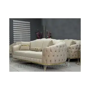 Photo - 2,2 Sofa Set Cream in Color